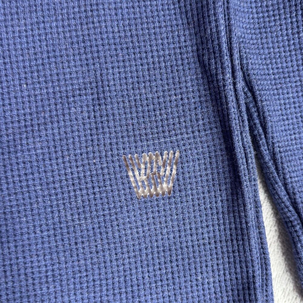 Mack Weldon Mens Small Blue Thermal Tagless Raglan Long Sleeve Crew Shirt - Picture 7 of 14